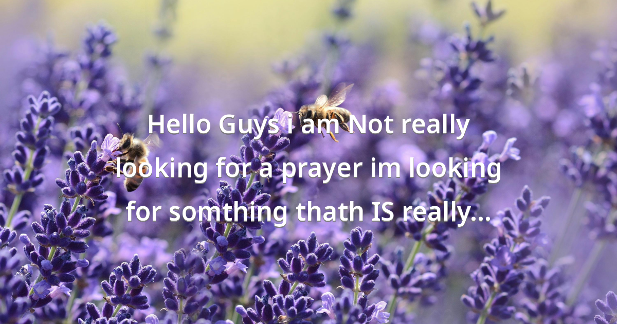 Prayer image