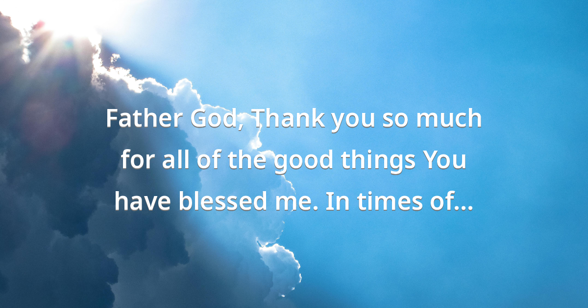 Prayer image