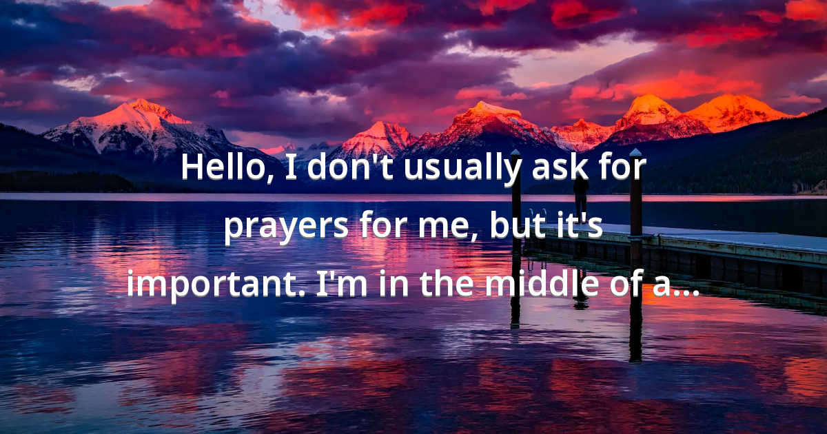 Prayer image