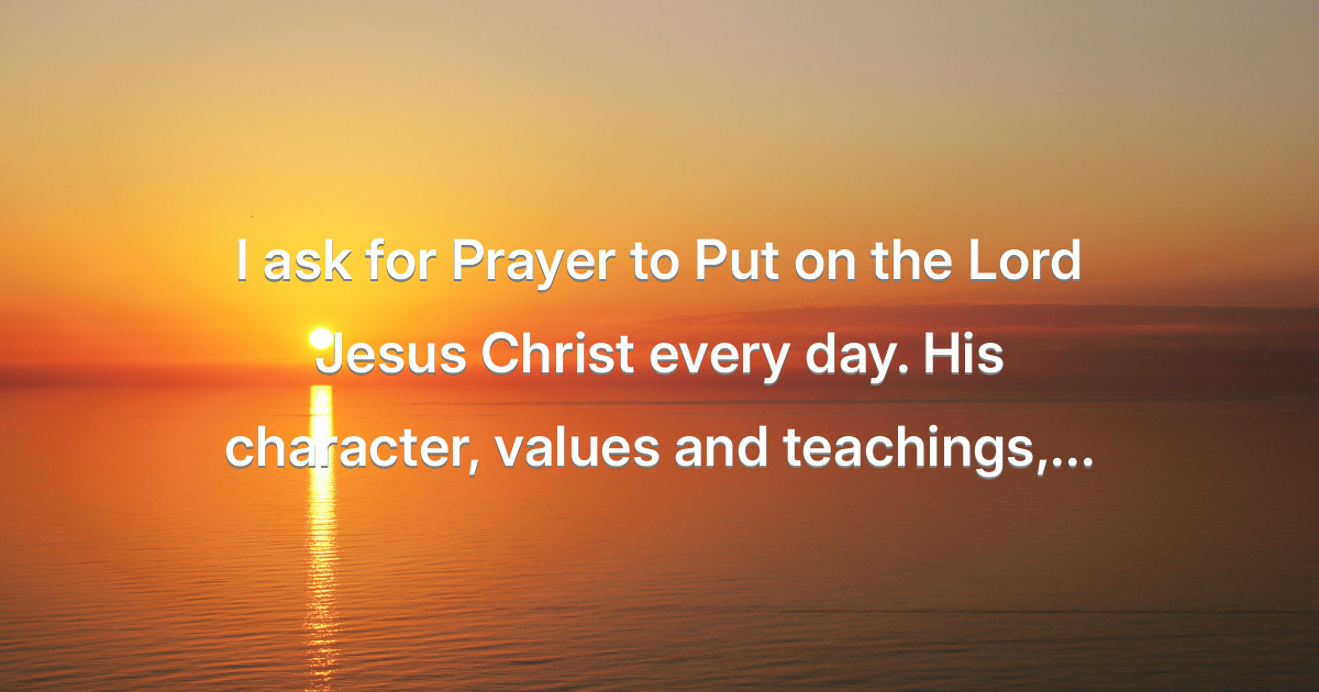 Prayer image
