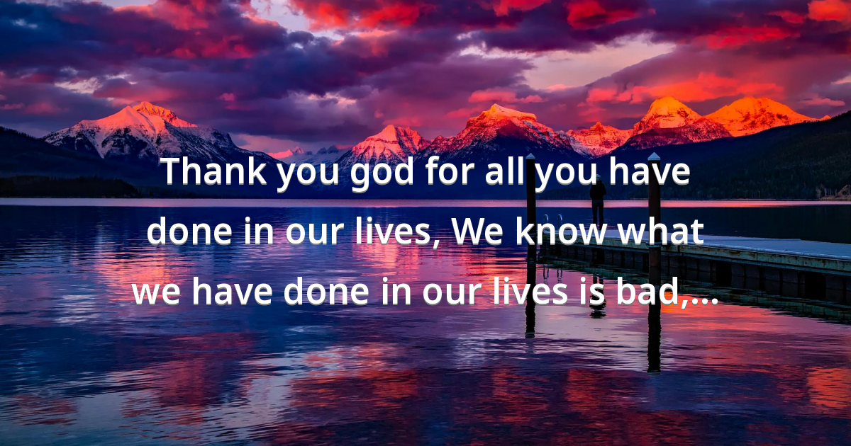 Prayer image