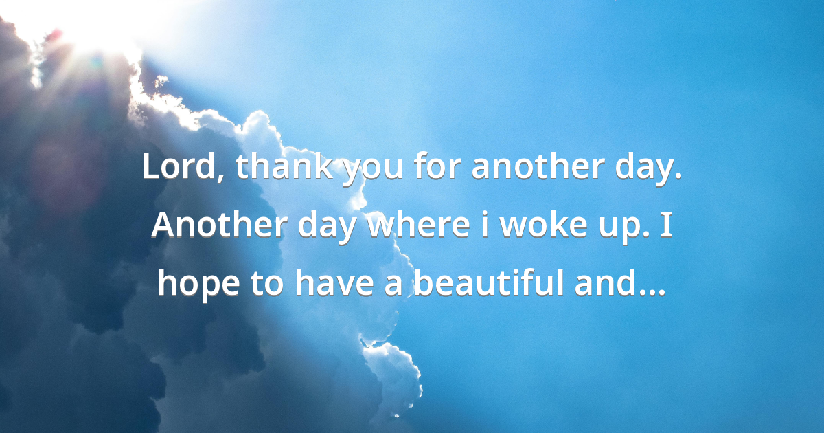 Prayer image