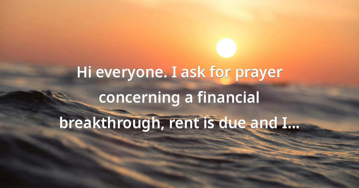 Prayer image