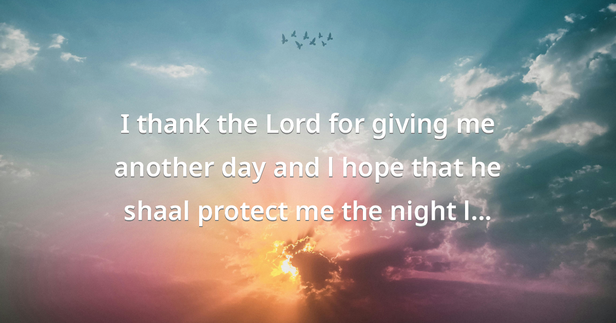 Prayer image
