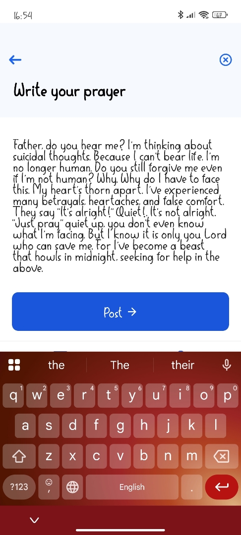 Prayer image